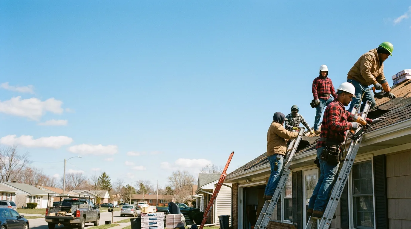 Roofing in Kellnersville, WI near me
